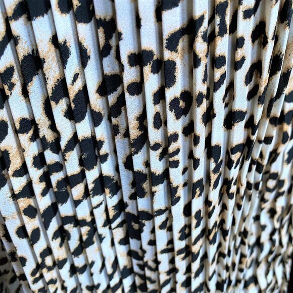 Banana Republic animal cheetah print maxi pleated shift tank dress - Picture 8 of 16